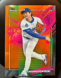 eBay listing photo of 2026 Shohei Ohtani ungraded card from 2026 Topps Finest card 250
