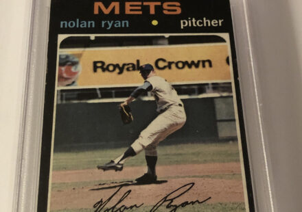 eBay listing photo of 1971 Nolan Ryan graded PSA Authentic from 1971 Topps (Baseball) card 513