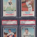 eBay listing photo of 1975 Nolan Ryan graded PSA 9 from 1975 Hostess Twinkies card 58