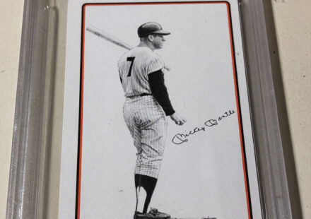 eBay listing photo of 1977 Mickey Mantle graded Other 10 card 7D