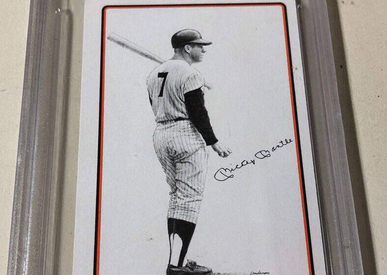 eBay listing photo of 1977 Mickey Mantle graded Other 10 card 7D