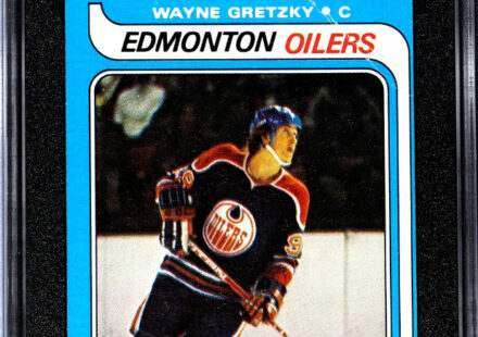 eBay listing photo of 1979 Wayne Gretzky graded SGC 3 from 1979 Topps card 18