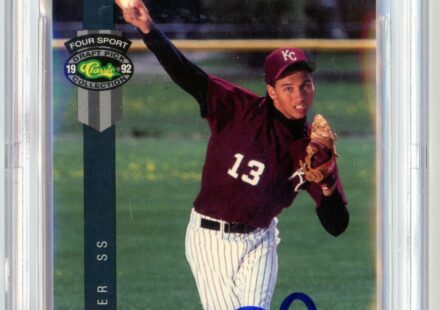 eBay listing photo of 1992 Derek Jeter graded BGS 8.5 from 1992 Classic card 231