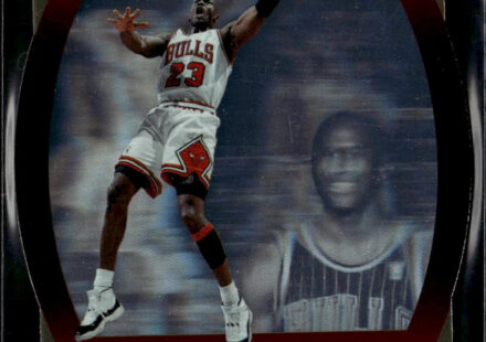 eBay listing photo of 1996 Michael Jordan ungraded card from 1996 Upper Deck SPx card 8