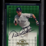 eBay listing photo of 1998 Derek Jeter graded BGS 9 from 1998 Donruss Signature Series card 64