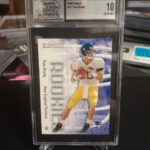 eBay listing photo of 2000 Tom Brady graded Other 10 from 2000 Impact card 27