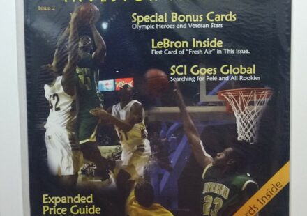 eBay listing photo of 2002 LeBron James ungraded card card INVESTOR