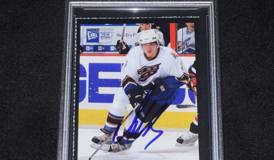 eBay listing photo of 2006 Alex Ovechkin ungraded card card PSA