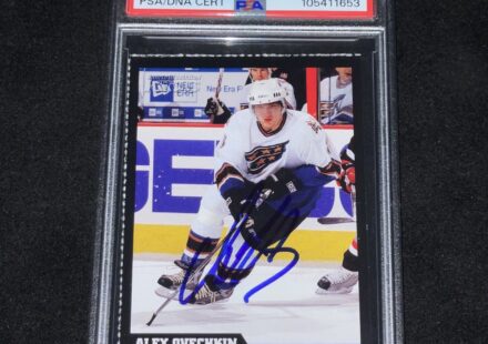 eBay listing photo of 2006 Alex Ovechkin ungraded card card PSA