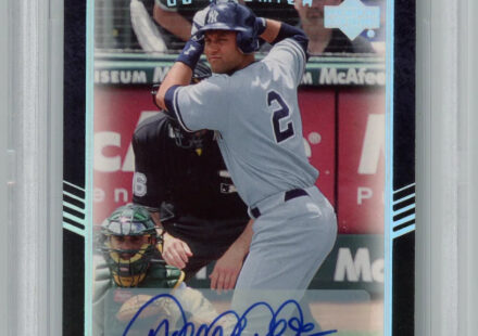 eBay listing photo of 2007 Derek Jeter graded BGS 7.5 from 2007 Upper Deck Premier card 85