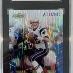 eBay listing photo of 2007 Tom Brady graded SGC 9.5 from 2007 Score card 155