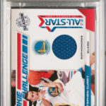 eBay listing photo of 2010 Stephen Curry graded PSA 9 from 2010 Panini Season Update Rookie Challenge card 14
