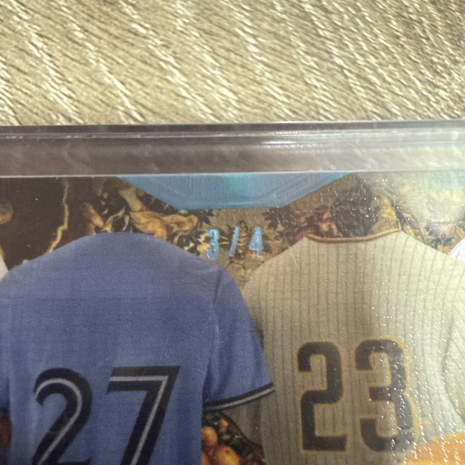 Additional view of 2012 Mike Trout ungraded card from 2023 Leaf Art of Sport card RM 23