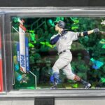 eBay listing photo of 2020 Aaron Judge graded PSA 10 from 2020 Topps Chrome Update Sapphire Edition card 15