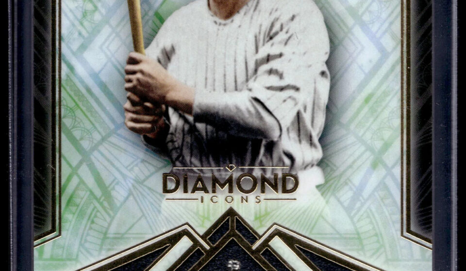 eBay listing photo of 2021 Babe Ruth ungraded card from 2021 Topps Diamond Icons card DR BR