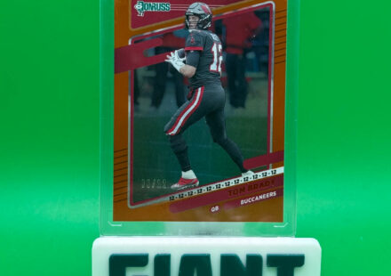 eBay listing photo of 2021 Tom Brady ungraded card from 2021 Donruss card 1