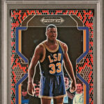 eBay listing photo of 2022 Shaquille O'Neal graded PSA 10 from 2022 23 Panini Prizm Draft Picks card 44