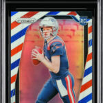 eBay listing photo of 2024 Drake Maye graded Other 10 from 2024 Panini Prizm card 329
