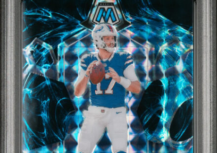 eBay listing photo of 2024 Josh Allen graded PSA 10 from 2024 Panini Mosaic card 22