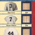 eBay listing photo of 2025 Babe Ruth ungraded card from 2025 Leaf Lumber Today's Lineup card TL 01