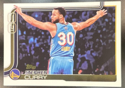 eBay listing photo of 2025 Stephen Curry ungraded card from Flagship card 135