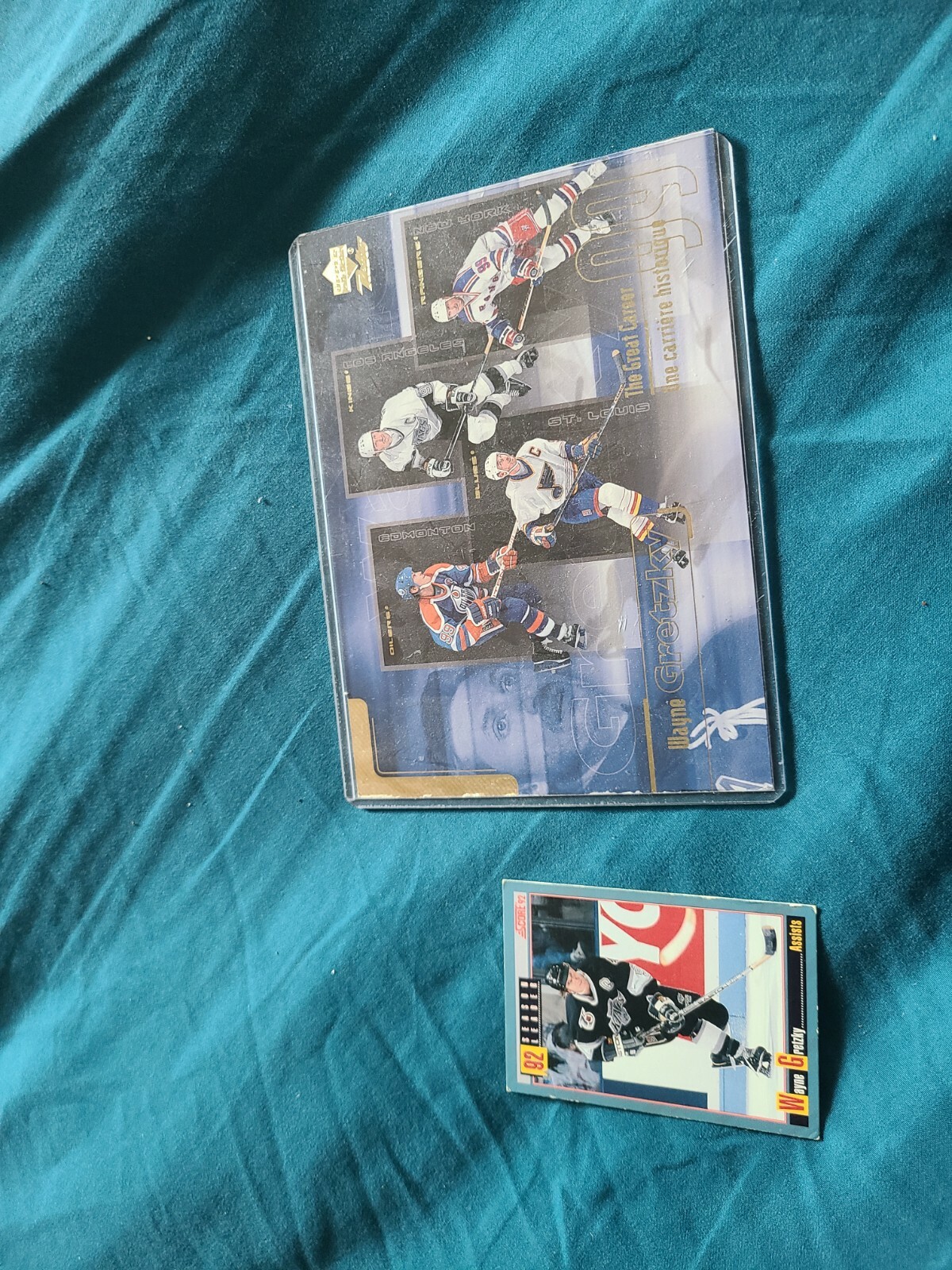 Additional view of Wayne Gretzky ungraded card from 1990 91 Upper Deck card S